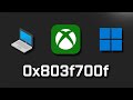 Xbox Game Pass Games Not Installing Error Code 0x803f700f On Xbox App/Microsoft Store PC FIX