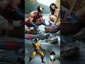 Superheroes x superwife washing in the river part 2💥 ALL Characters (Marvel & DC) #shorts #dc #ai