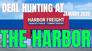 DEAL HUNTING AT HARBOR FREIGHT JANUARY 2025! TOOL JUNKIE DEALS AT THE HARBOR!