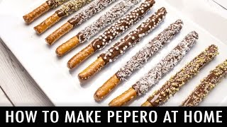 How to Make Pepero Chocolate Sticks