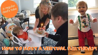 How To Host a Virtual Birthday Party | Virtual 1st Birthday