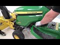 How-To Remove the 44in Snow Blower |  John Deere Select Series Lawn Tractors