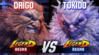 SF6 ▰ DAIGO (Akuma) vs TOKIDO (Akuma) ▰ High Level Gameplay