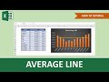 How To Add An Average Line In An Excel Graph | Beginner Tutorial