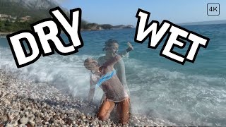4K The Showdown: Transparent Wet vs Dry Try on Haul | On the Beach