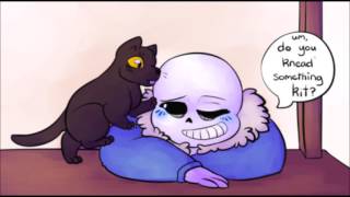 Sans and Cat [Undertale Comic Dub]