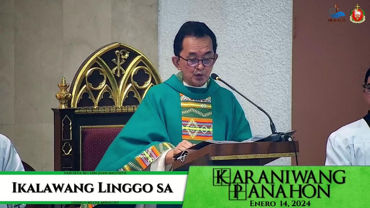 Ikalawang Linggo Sa Karaniwang Panahon | SJBP - Calamba City - YouTube