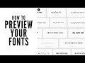 How To Preview Your Fonts Using Wordmark.it