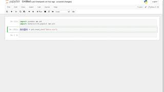 Linear Regression Model with one variable using Python(2)