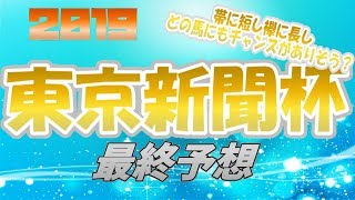 【競馬予想】2019年東京新聞杯の最終予想