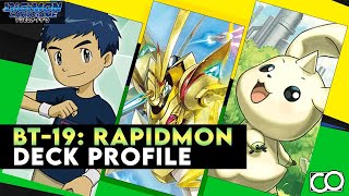 BT-19? Momentai! Rapidmon Deck Profile (Digimon Card Game)