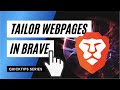 How to Remove Website Elements in Brave Browser