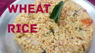 கோதுமை சாதம் / Broken Wheat rice recipe / Daliya rice  / Gothambu choru