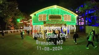 VR360 Jingle Bell Junction Walkthru Christmas 2024 8K (11-8-2024) - Silver Dollar City (Insta360 X4)