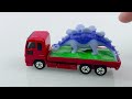 fun disney car unbox the world of disney vehicles stored in the giant tomica fleet happy cars