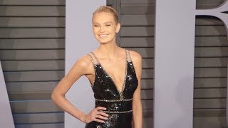 Romee Strijd at the Red Carpet of the 2018 Vanity Fair Oscar Party