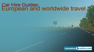 Car hire insurance for European and worldwide travel from I4CH