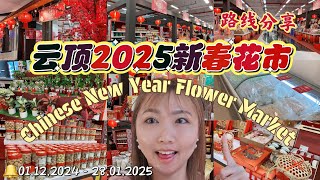 云顶2025新春花市🌸开始咯🧧Chinese New Year Flower Market genting 有来云顶的朋友们，可以来这里逛逛！#SkyAvenue #新春花市 #云顶 #genting