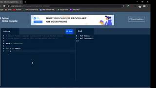 Introduction to python/python crash course. Part#4 Strings