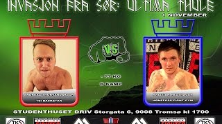 NMMAF Merkekamper 10: Kamp 1: Andreas Thorvardarson vs Kristian Hesthagen