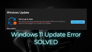 Fix “Your Device Is Missing Important Security Updates” Error in Windows 11 (100% Working)
