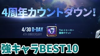 ヒーロー獲得チケットのオススメをBEST10まで考えてみる【マーベルフューチャーファイト】