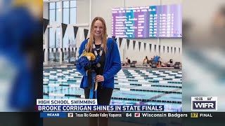 Rockford Christian's Brooke Corrigan shines in swimming State Championship