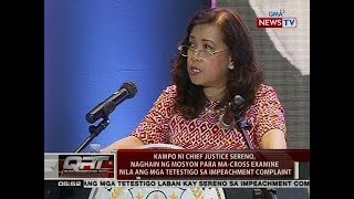 QRT: Kampo ni CJ Sereno, naghain ng mosyon