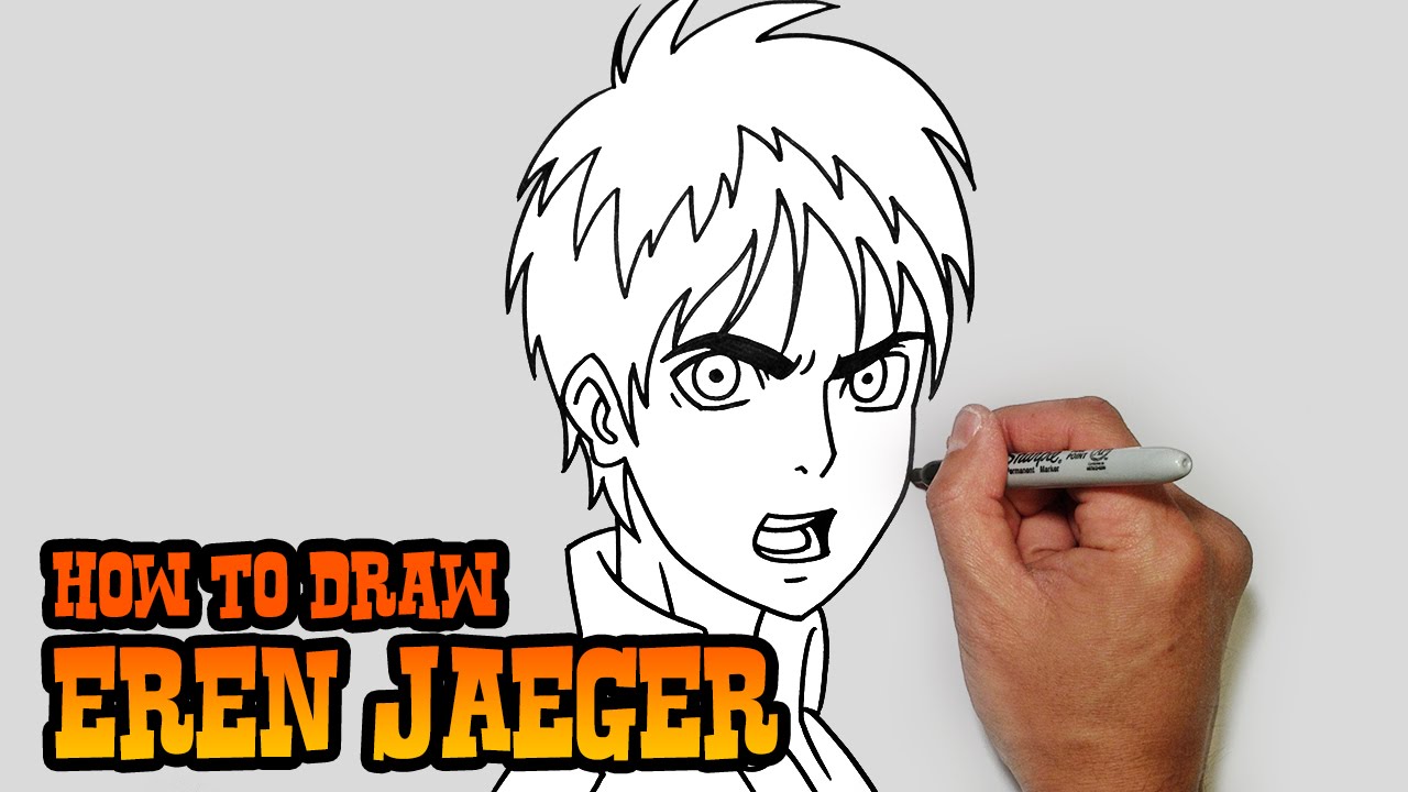 How To Draw Eren Yeager | Attack On Titan- Video Lesson - YouTube