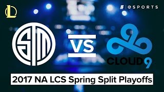 HIGHLIGHTS: Team SoloMid vs. Cloud9 (2017 NA LCS Spring Finals)