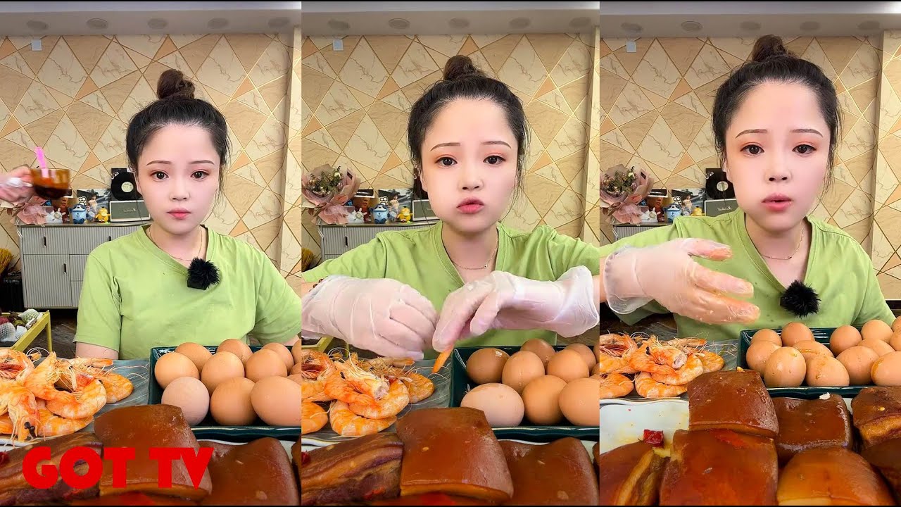 [XiaoYu Mukbang ASMR] MUKBANG SATISFYING.중국 음식 먹기 .Mukbang Chinese Food ...