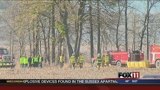 Brush Fire Sweeps Across Calumet County