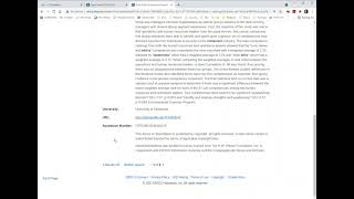 How to Search in Open Dissertations