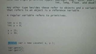 reference variable, java tutorial
