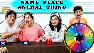 NAME PLACE ANIMAL THING | Use your brain fun challenge  | Aayu and Pihu Show