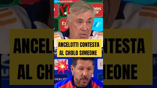 💥ANCELOTTI CONTESTA A SIMEONE TRAS LO OCURRIDO EN COPA EN EL BERNABÉU... #realmadrid #atleticomadrid