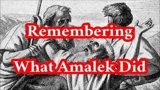 Remembering What Amalek Did in the Way