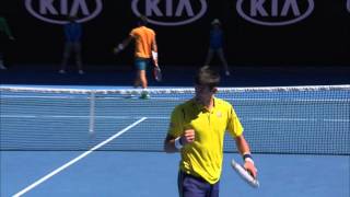 Novak Djokovic v Hyeon Chung highlights (1R) Australian Open 2016
