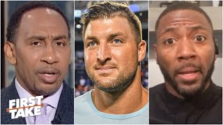 Reacting to Tim Tebow working out with the Jaguars as a tight end | First Take