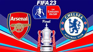 FIFA 23 | Arsenal vs Chelsea - The Emirates FA Cup Final - PS5 Gameplay