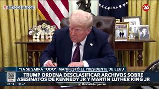 Trump ordena desclasificar todos los documentos sobre el asesinato de John F. Kennedy