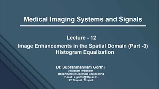L12 Histogram Equalization
