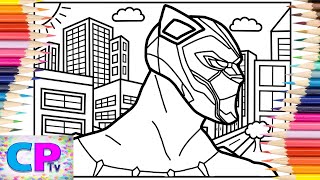 Black Panther Coloring Pages/Black Panther Viewing the City/Mendum - Beyond (feat. Omri)/NCS Release