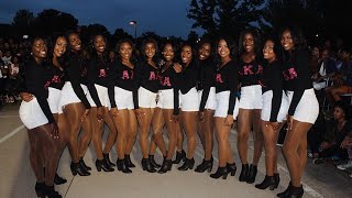 Michigan State University 2016 NPHC Yardshow: Alpha Kappa Alpha Sorority, Inc. 💗💚