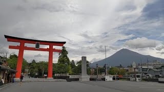 台風で電車止まったりしてガラガラだった富士山本宮浅間大社⛩️2024年8月31日（土）