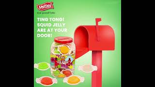 📬 Ting Tong! Squid Jelly Delivered to You! 🍬✨ #melties #jelly #jellylove #tasty #viralvideo