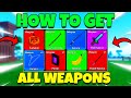 HOW To Get ALL Weapons in Meme Sea! ROBLOX