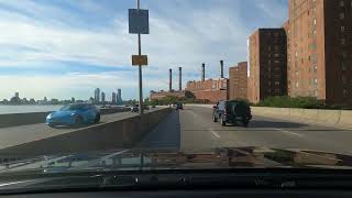 Driving on FDR Dr, New York City