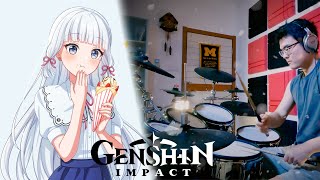 [Genshin Impact] Kamisato Ayaka theme: Shirasagi Princess drum remix | Camellia in Winter Snow