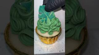 Satisfying Cupcake Decorating #shorts #cupcake #satisfying